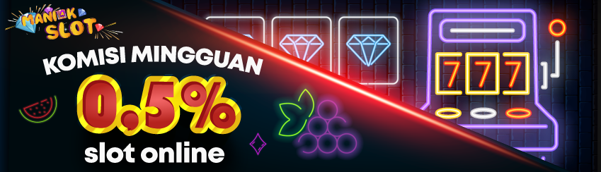 Komisi Rollingan Slot & Arcade 0.5%